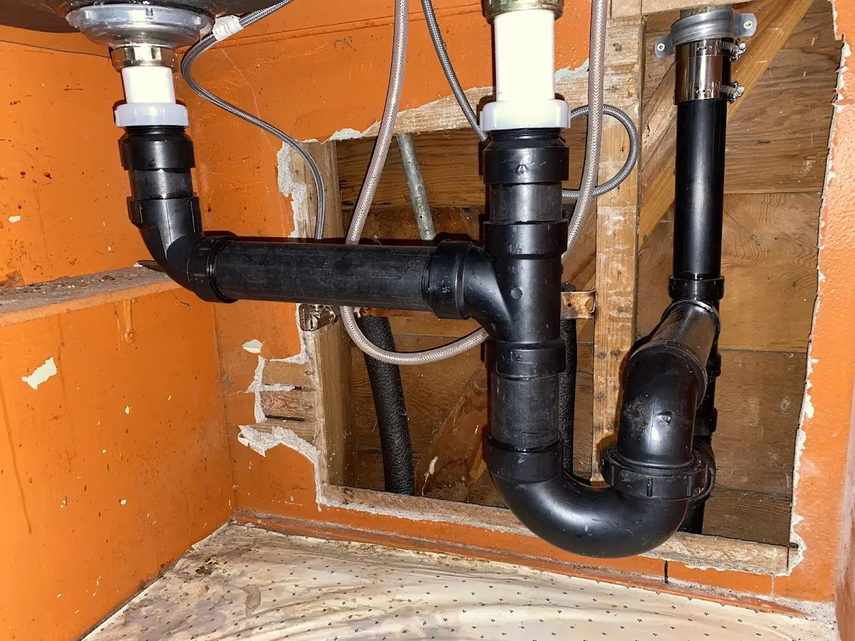 Professional Repiping Services equipment and tools on the job in Lawrenceville